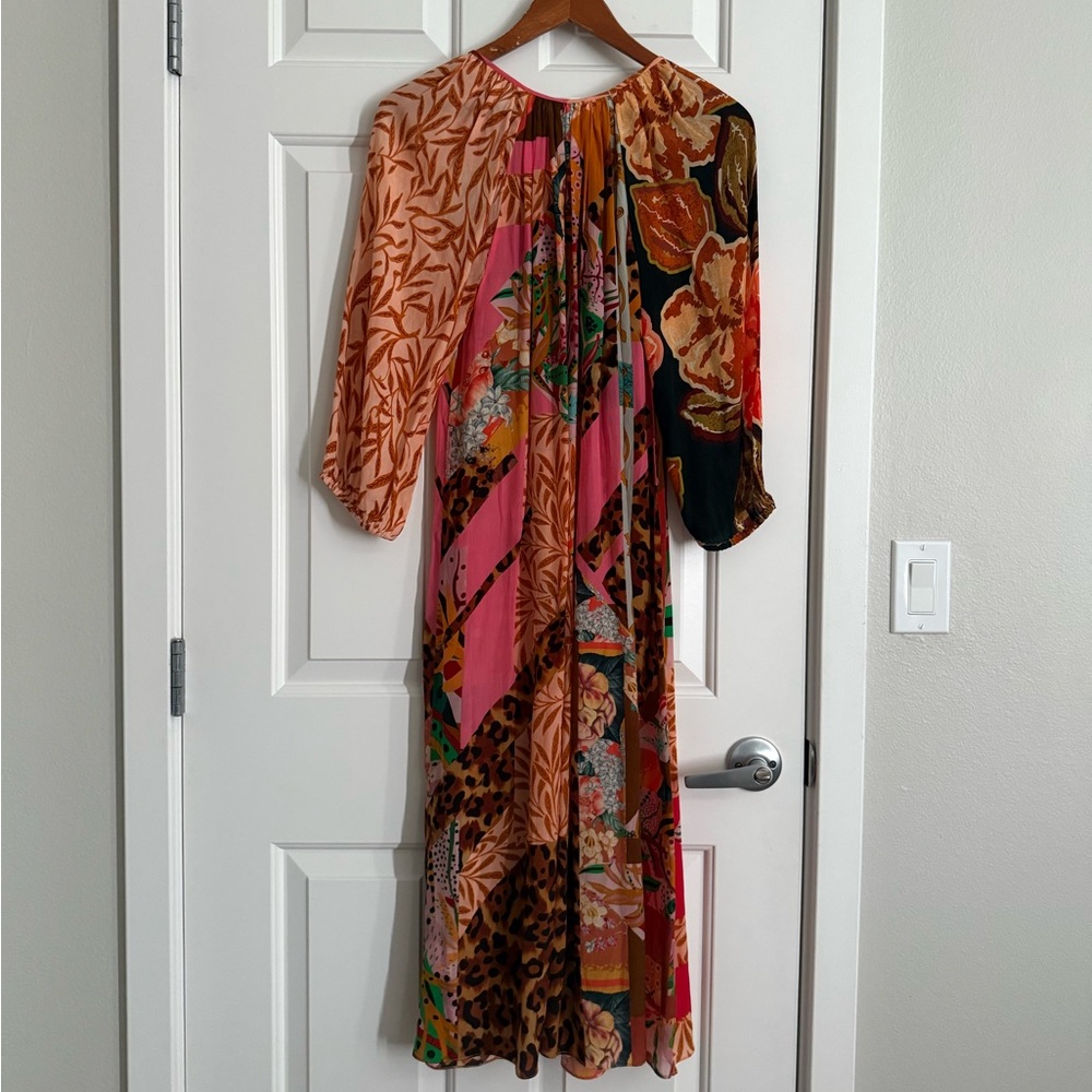 Geisha Designs Collage Midi Dress - Size S (Oversized) - Multicolor - NWT/Flawed - Picture 5 of 12